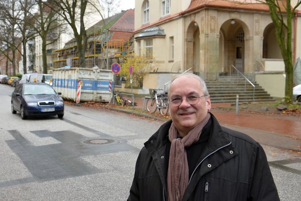Michael Schilf an der Semperstraße