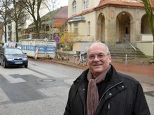 Michael Schilf an der Semperstraße