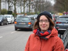 Dr. Jasmin Steinwender in der Geffckenstraße