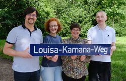 Foto (v.l.n.r.): Rachid Messaoudi (DIE LINKE), Karin Ros (SPD), Nadja Grichisch (Die GRÜNEN), und Robert Bläsing (FDP) (Reiffert/GRÜNE Fraktion Nord)
