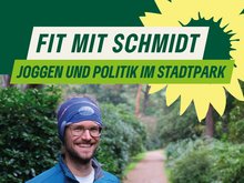 Plakatmotiv Thorsten Schmidt im Stadtpark