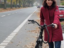 Katrin Hofmann am Maienweg