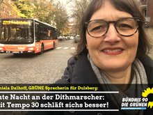 Daniela Dalhoff in der Dithmarscher Straße